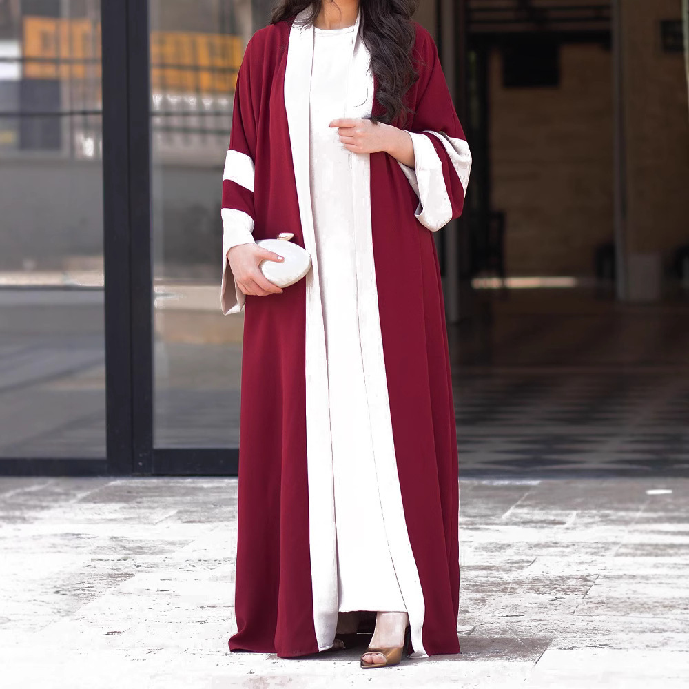 Fashion Color-block Saudi Dubai Jacket - Image 2