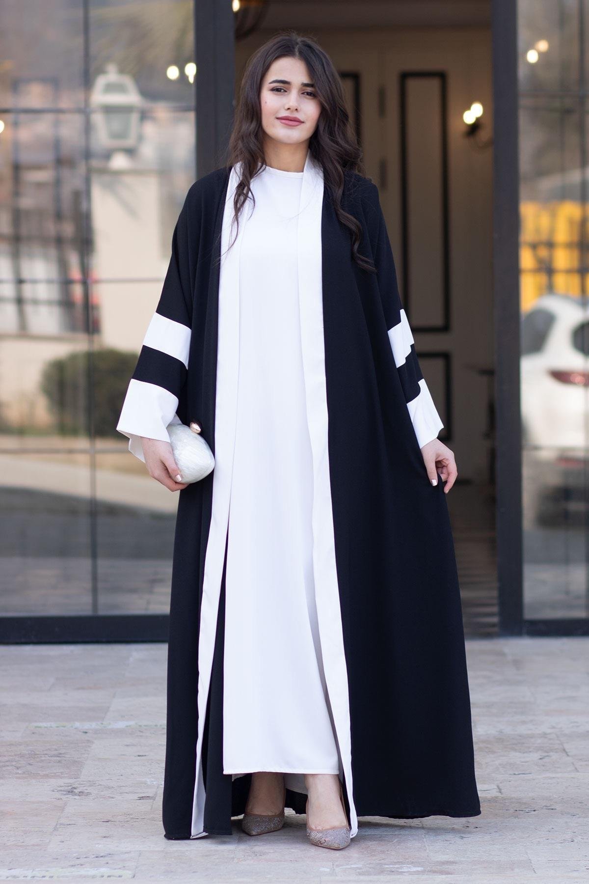 Fashion Color-block Saudi Dubai Jacket - Image 6