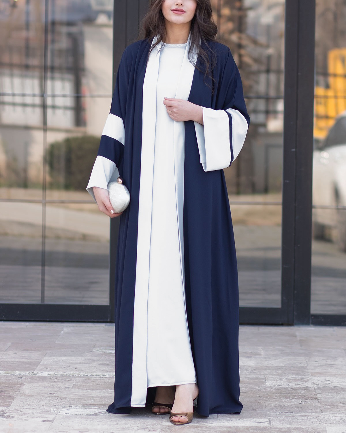 Fashion Color-block Saudi Dubai Jacket - Image 7