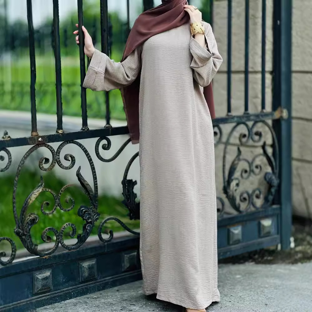 Muslim Female Dubai Turkey Fallwinter Dress - Image 4