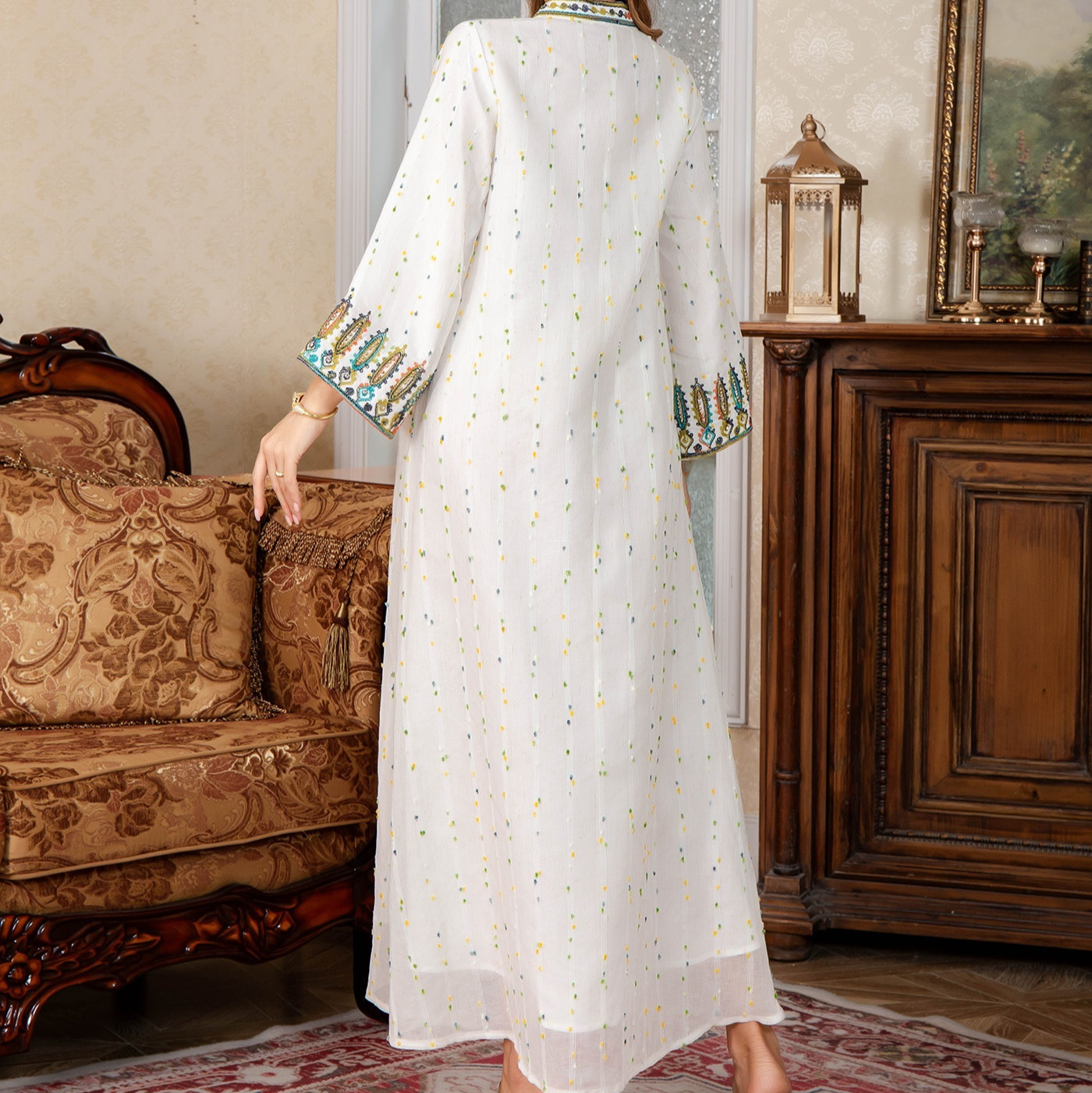 New Women's Dubai Elegant Arabic Robe - Image 5