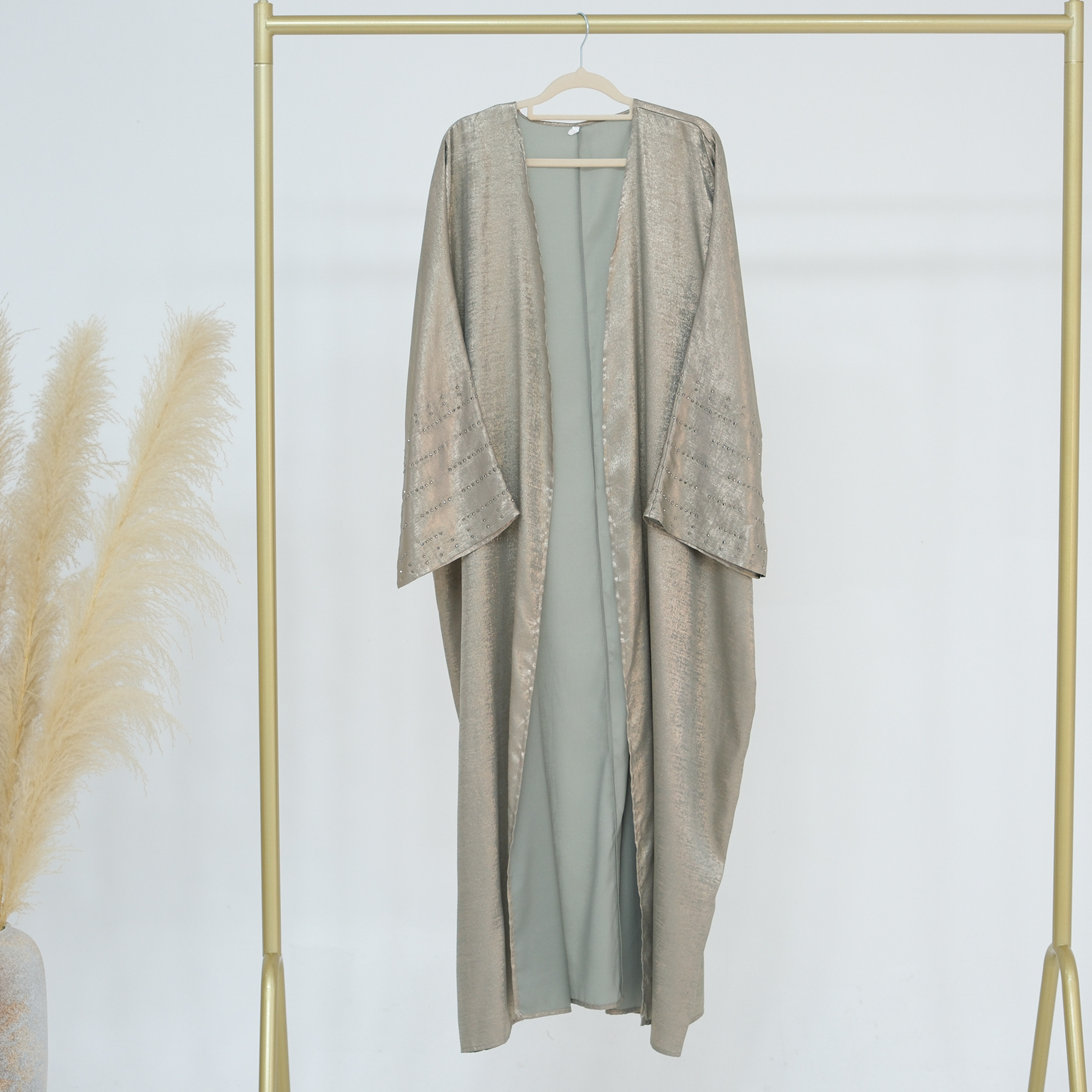 Fashion Stitching DUBAI Turkish Elegant Robe - Image 7