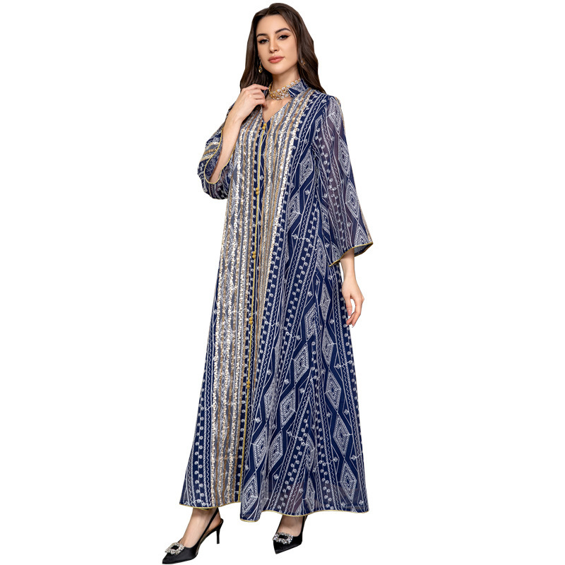 Women's Fashion Dress Dubai Robe - Image 5