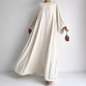 Middle East Muslim Women's Wear Plain Clothing Robe
