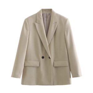 Womens Tailored Double Breasted Blazer