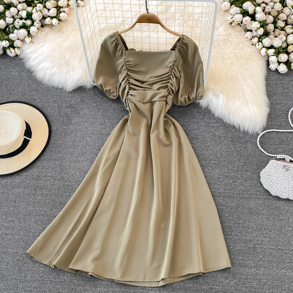 Summer Retro French-style Tangerine First-love Dress Forest-style Skirt - Image 9