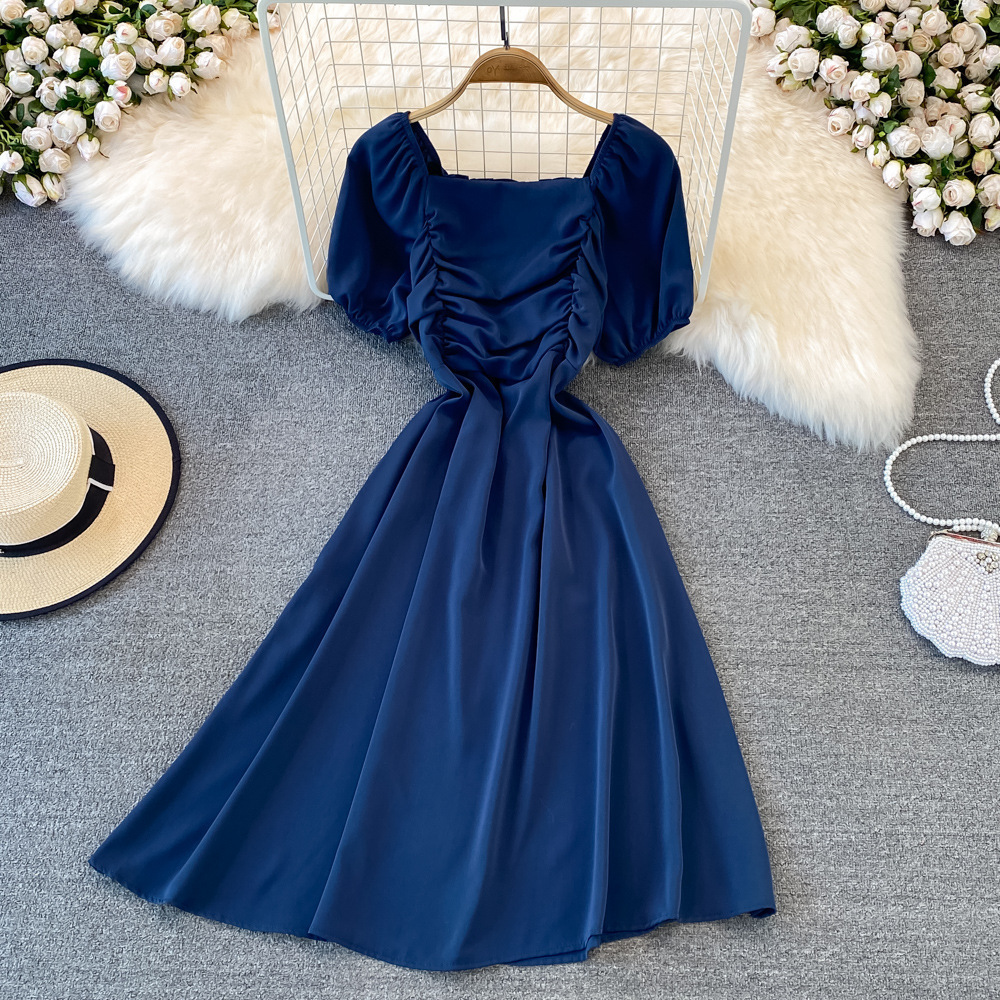 Summer Retro French-style Tangerine First-love Dress Forest-style Skirt - Image 10