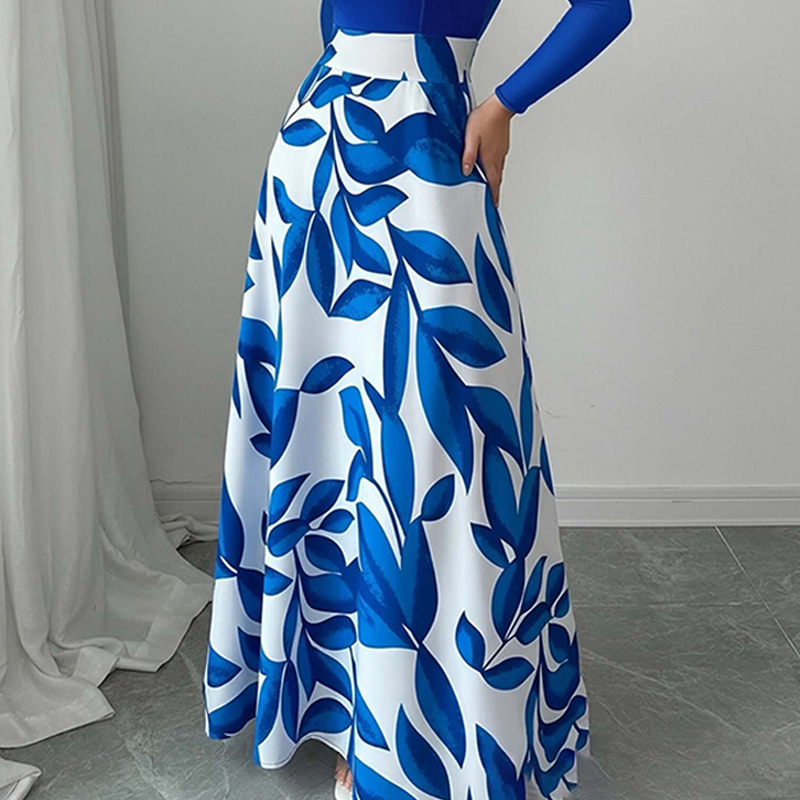 New Stylish Elegant Retro-inspired Casual Loose-fit Printed Dress - Image 4