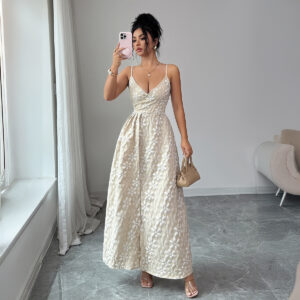 Suspender High Waisted Designer Dress For Women