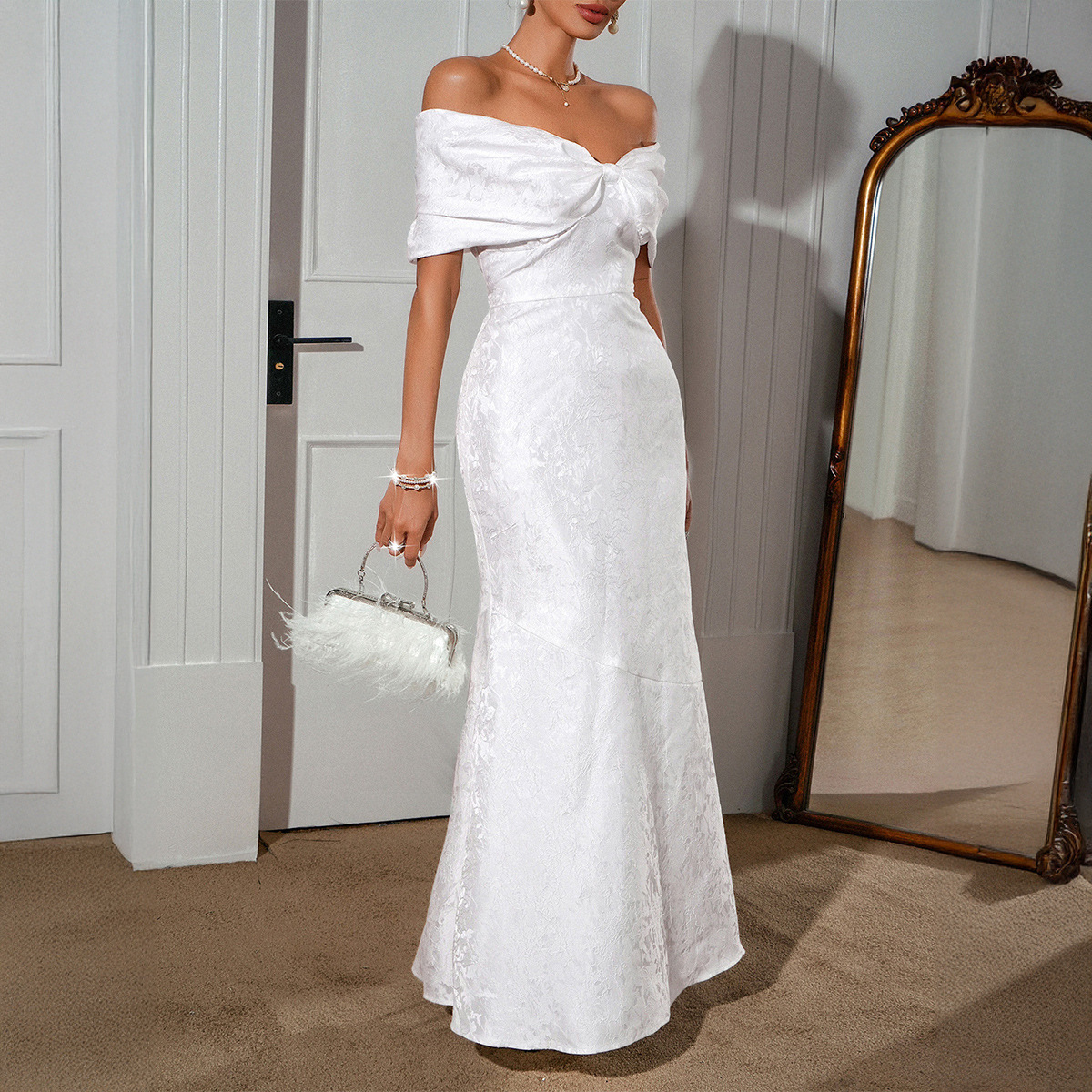 French-style Elegant Socialite-inspired Tube Dress For Women - Image 4