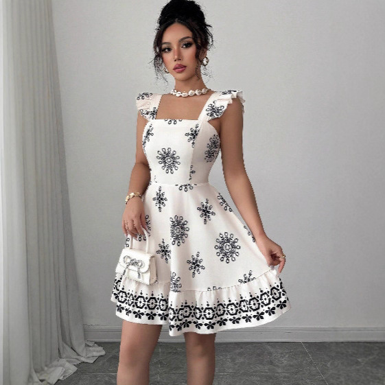 Fashionable Minimalist And Slim Fit Womens Dress - Image 4