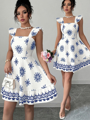 Fashionable Minimalist And Slim Fit Womens Dress - Image 6