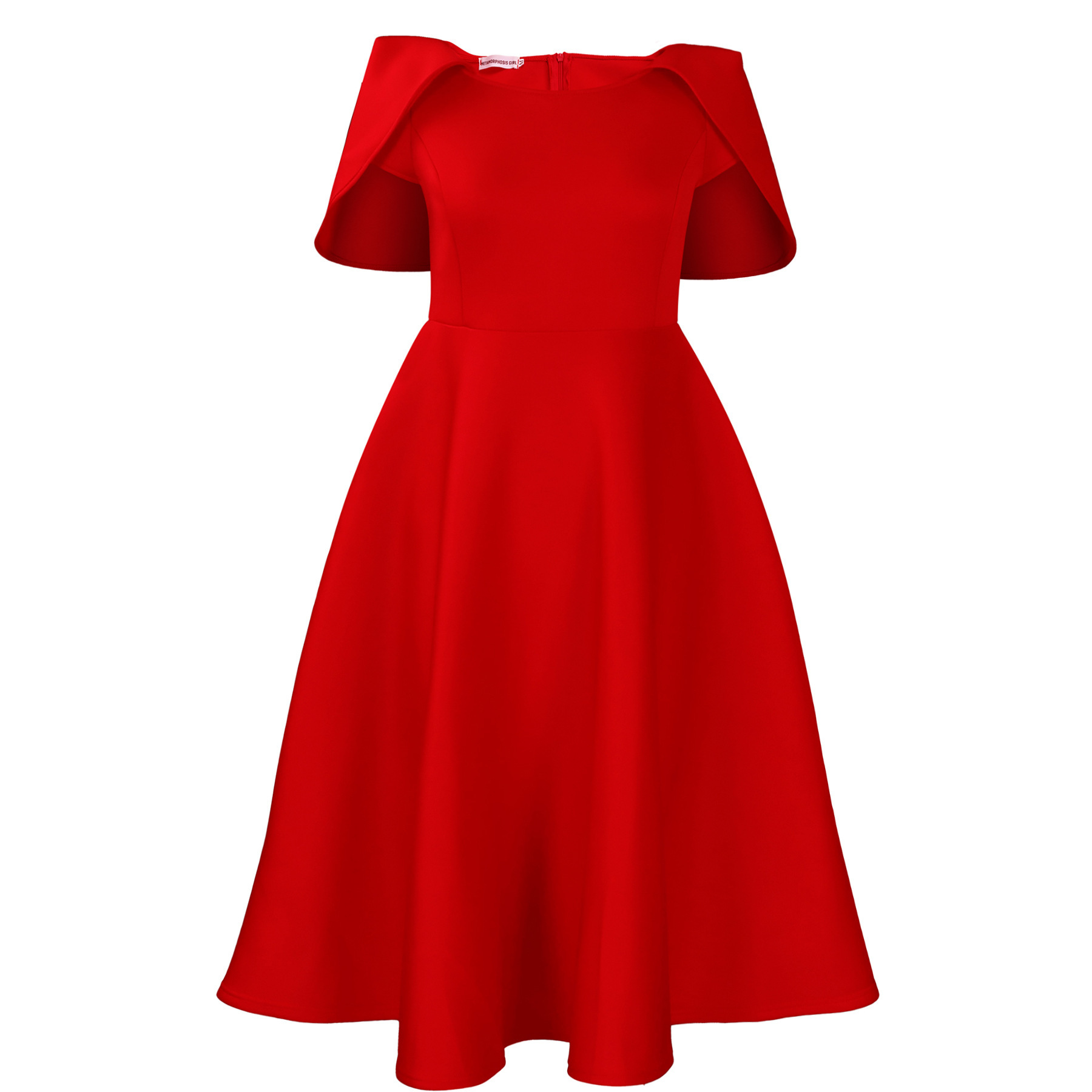 Womens Solid-Color Casual Chic Dress - Image 7