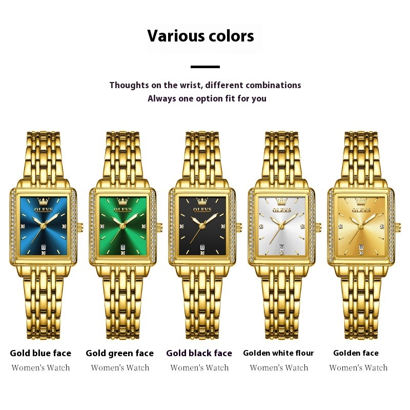 Women's All-match Simple Square Fashion Quartz Watch - Image 2