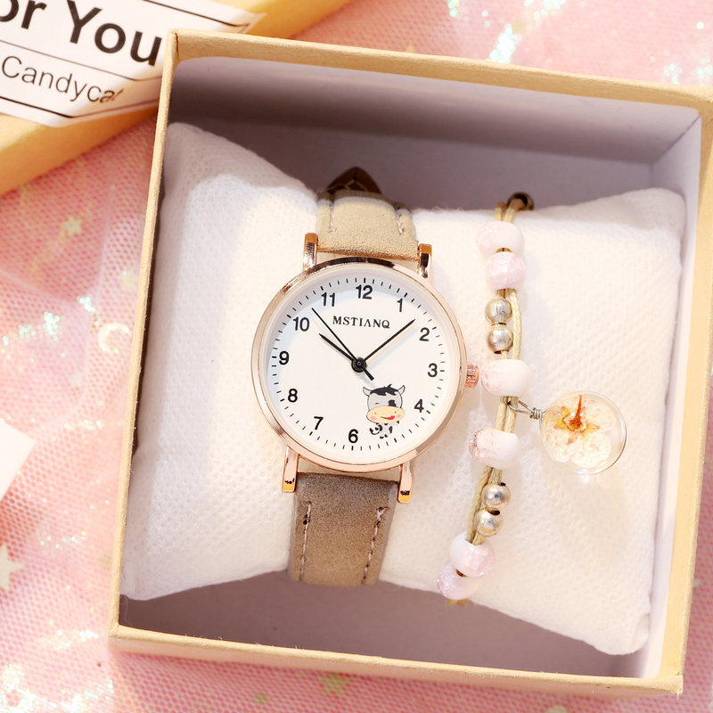 Waterproof Korean Cute Girlfriends Pointer Cartoon Electronic Quartz Watch - Image 4