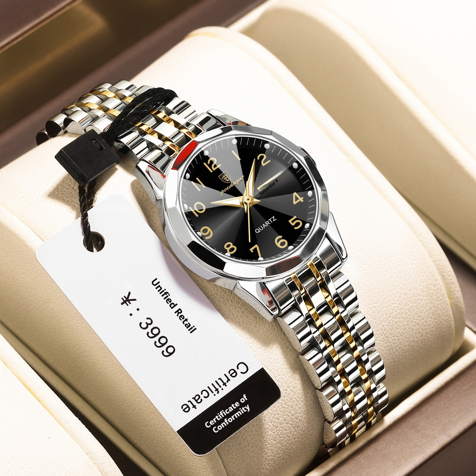 Women's Waterproof Double Calendar Watch - Image 6