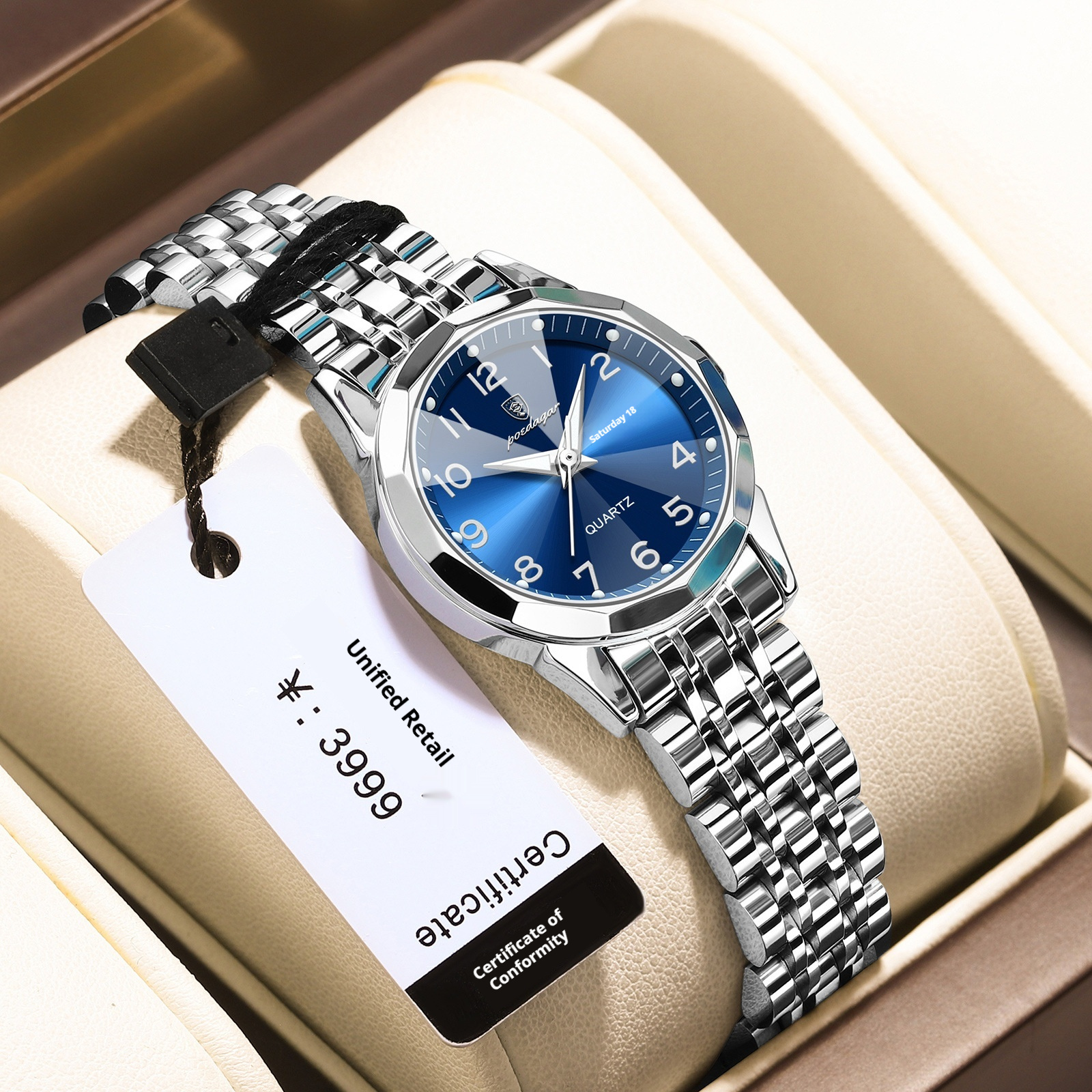 Women's Waterproof Double Calendar Watch - Image 7