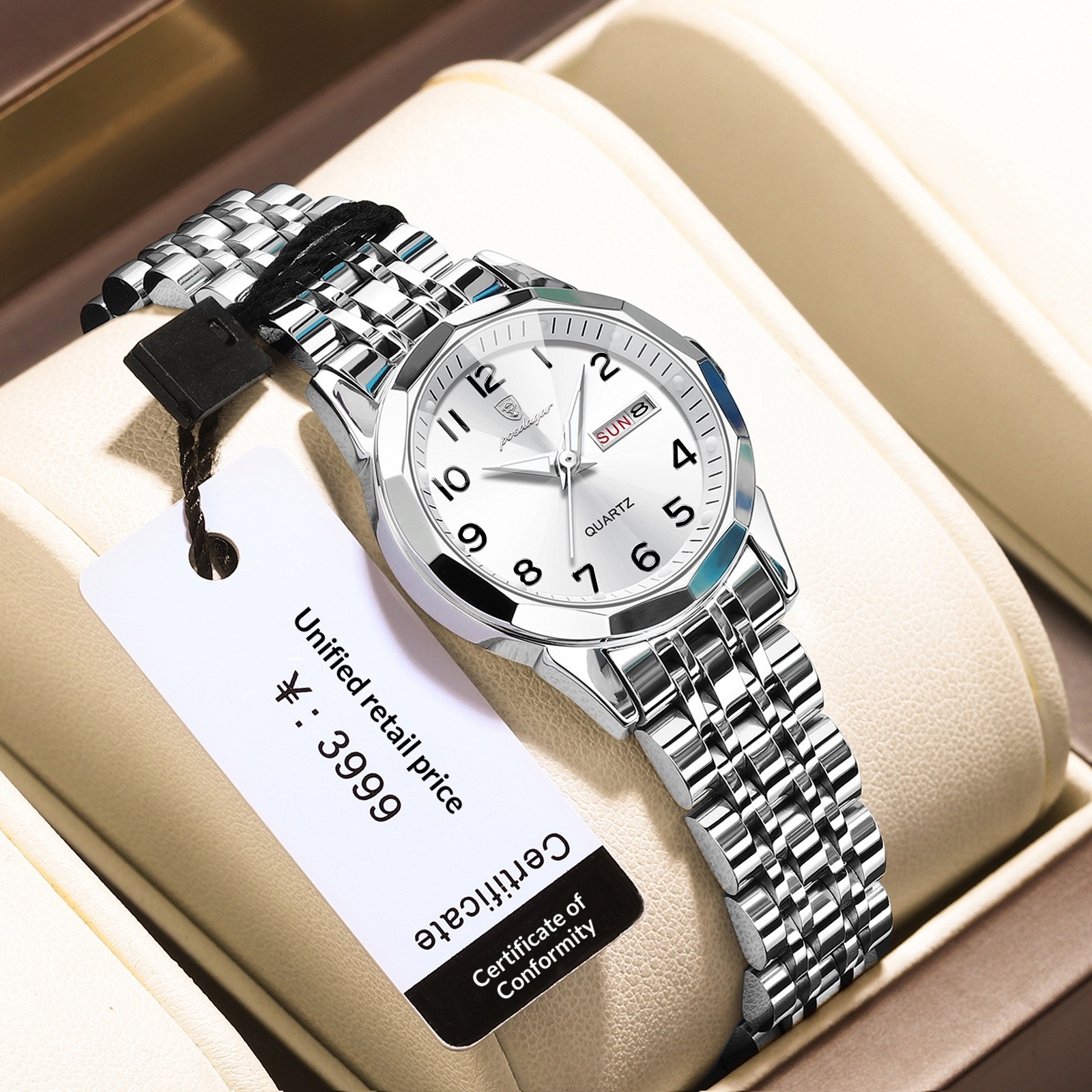 Women's Waterproof Double Calendar Watch - Image 8