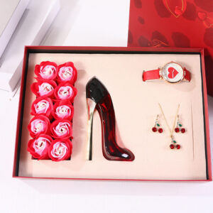 Watch Suit Perfume Watch Ear Studs