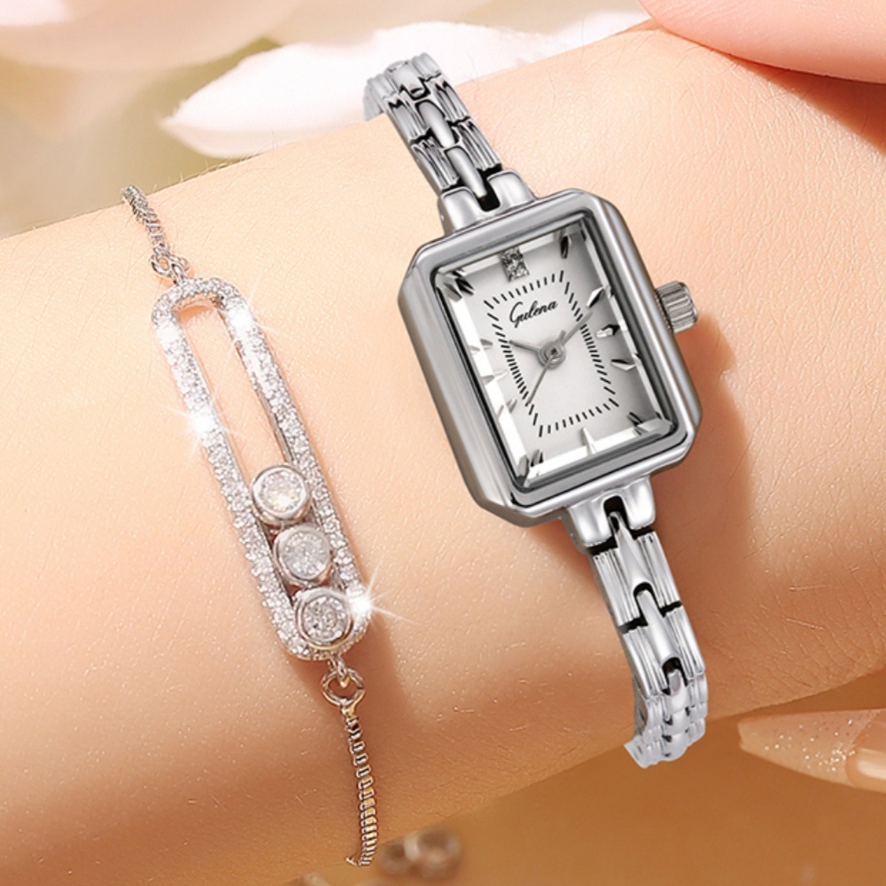 Niche Mini Small Golden Thin Chain Women's Quartz Watch - Image 5