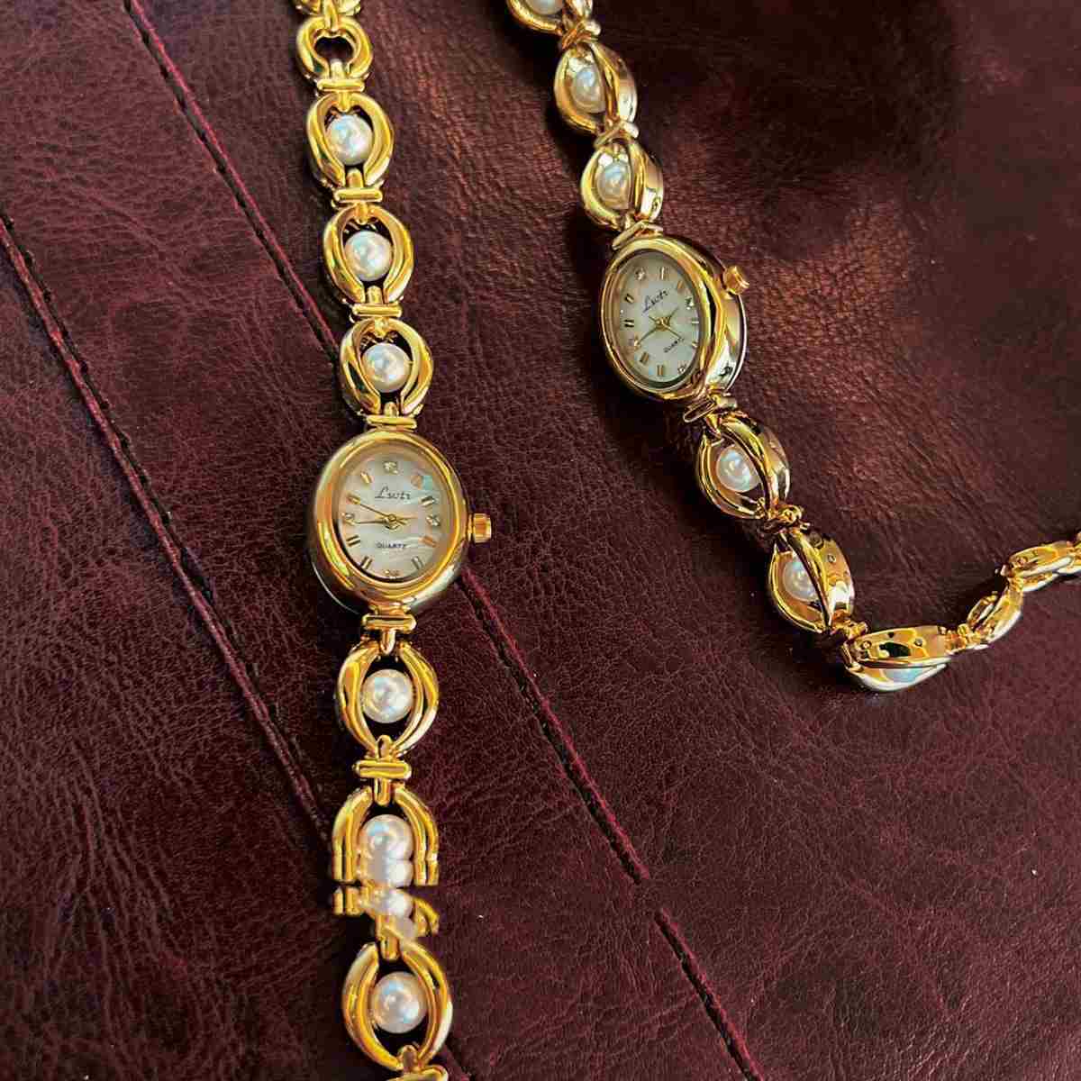 Mid-ancient Light Luxury Imitation Pearl Watch Temperamental Bracelet Women's Watch - Image 5