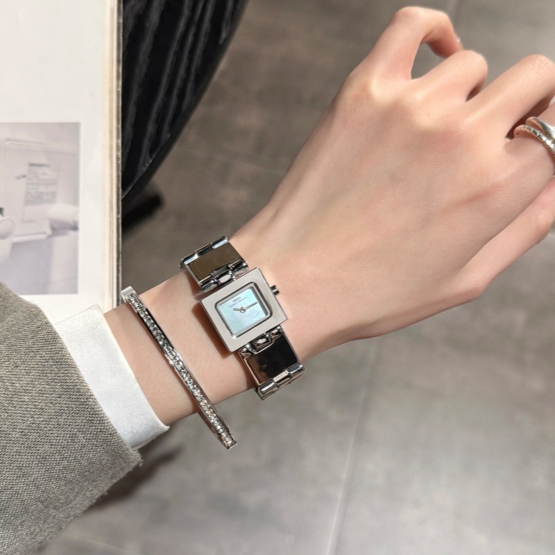 Small Square Watch Light Luxury Niche Fashionable Minimalis For Women - Image 2