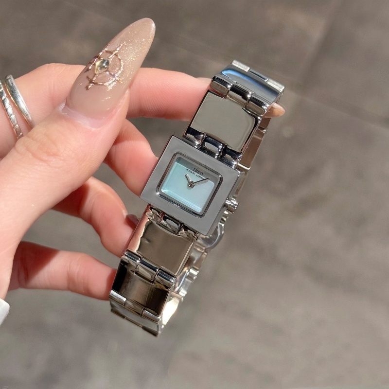 Small Square Watch Light Luxury Niche Fashionable Minimalis For Women - Image 3