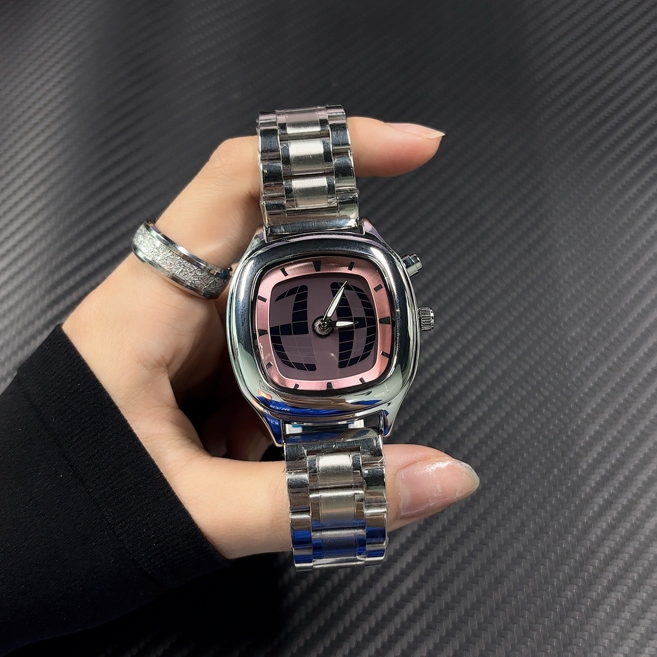 Retro-style Digital Display Watch With Hands And Numbersexclusive Trendy Quartz Timepiece - Image 4