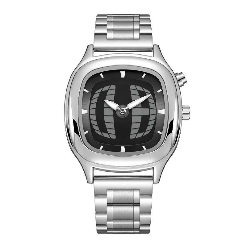 Retro-style Digital Display Watch With Hands And Numbersexclusive Trendy Quartz Timepiece - Image 6