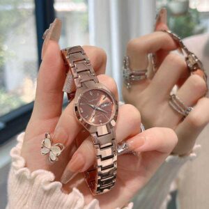 Womens Versatile Waterproof Luminous Niche-Style Quartz Watch With Calendar