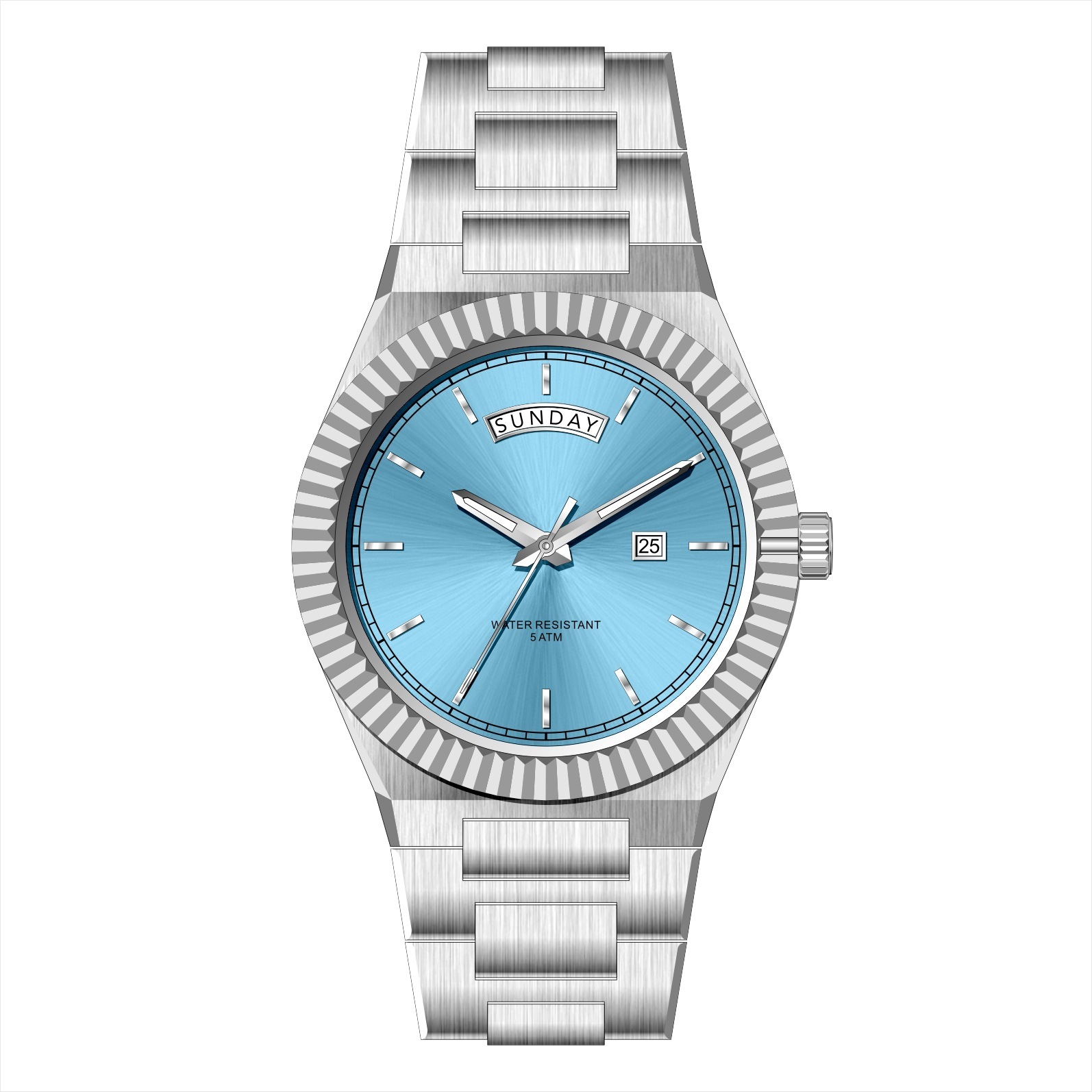 Business Gentleman's Log-Type Quartz Waterproof Steel Strap - Image 6