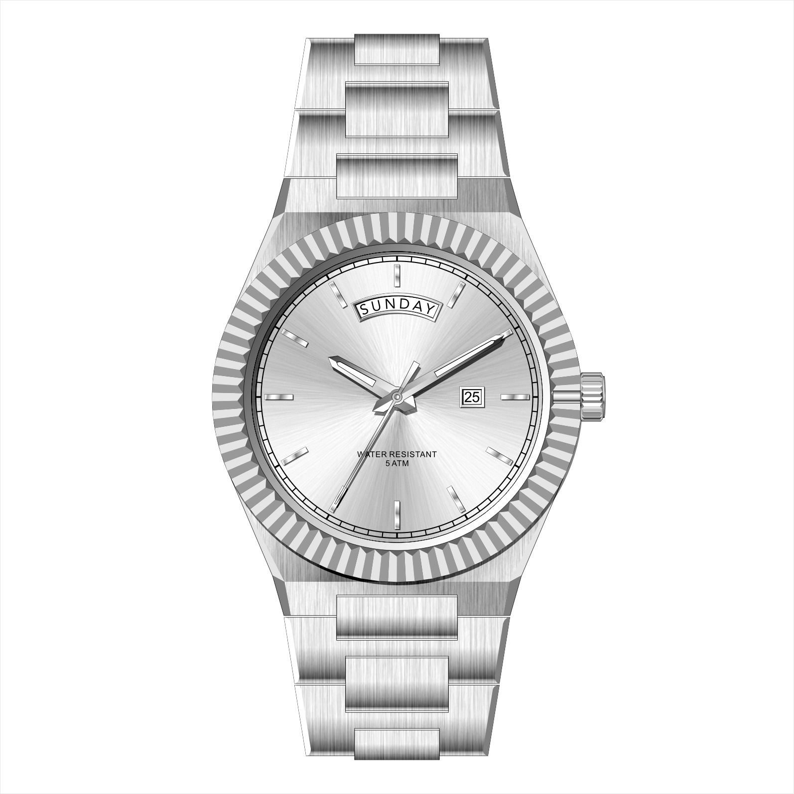 Business Gentleman's Log-Type Quartz Waterproof Steel Strap - Image 7