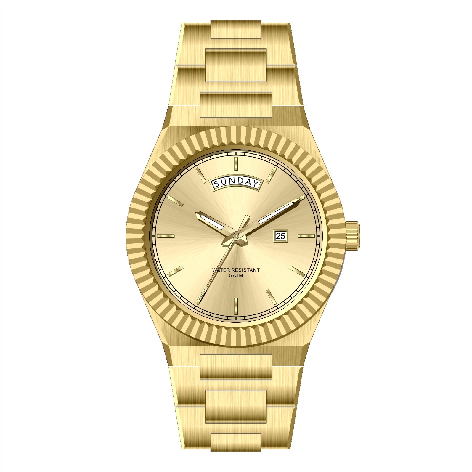 Business Gentleman's Log-Type Quartz Waterproof Steel Strap - Image 10