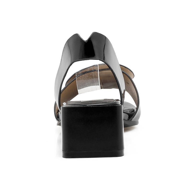 Large-size Decorative Sandals With Round Or Square Designs - Image 5